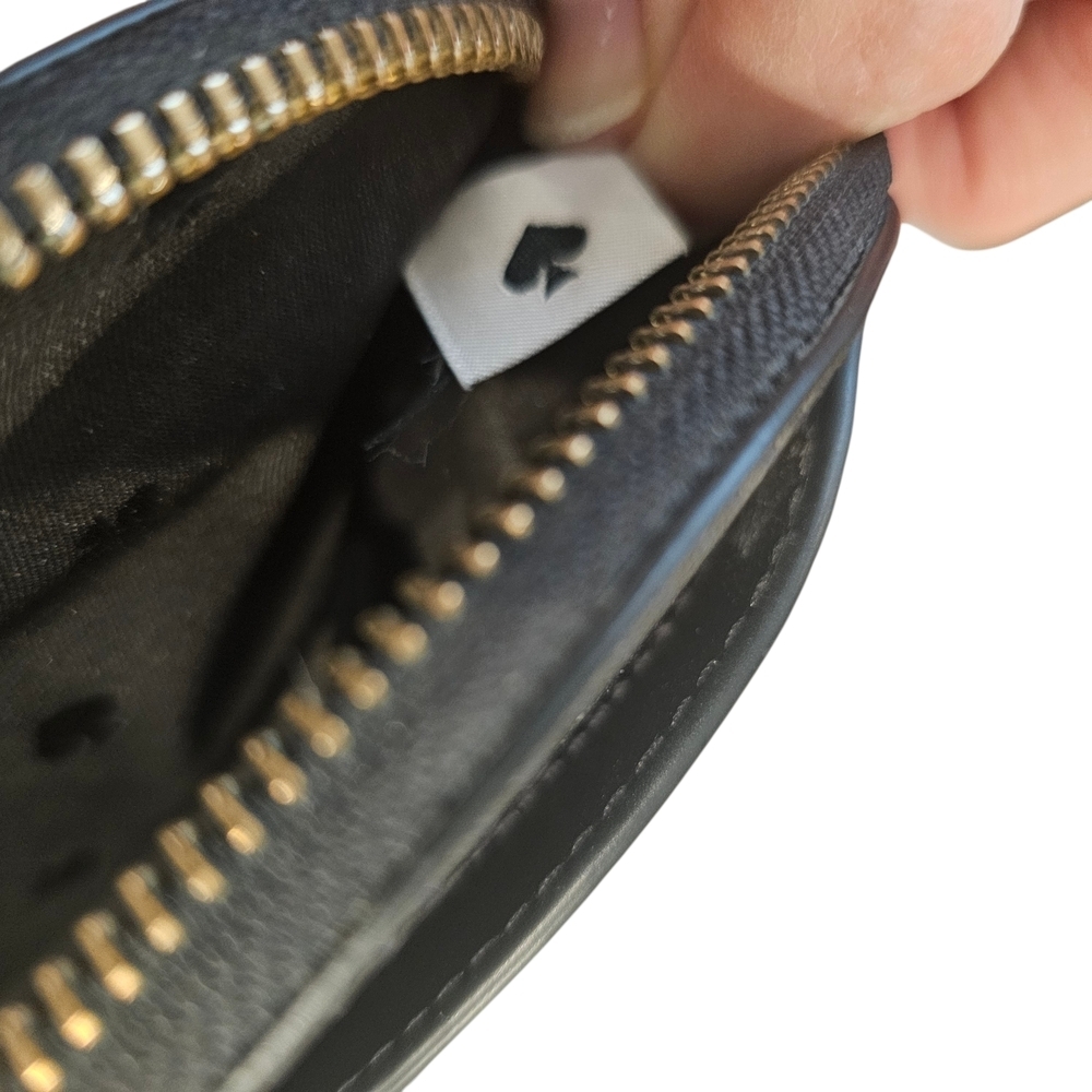 Kate Spade Black Leather Payton Dome Crossbody - Picture 11 of 14